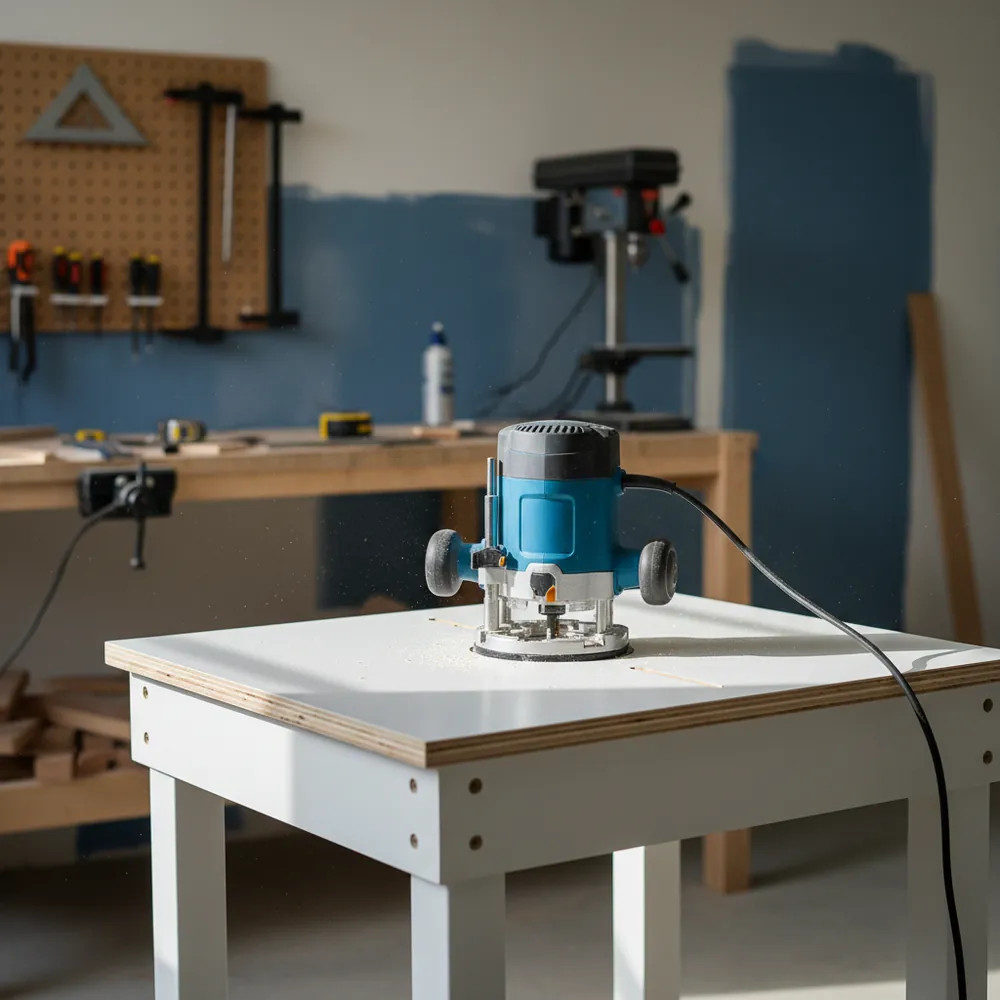 Fabriquer une table pour affleureuse